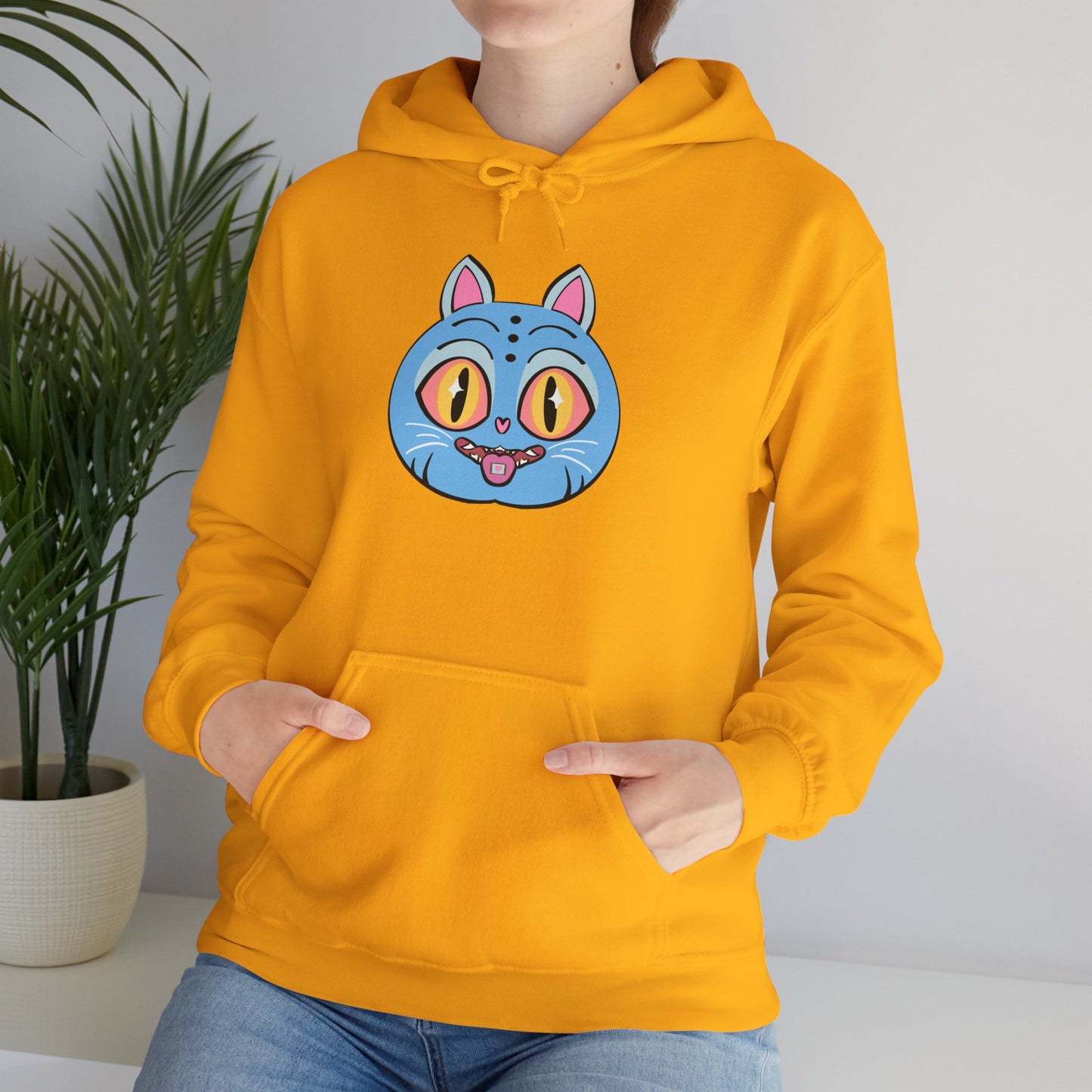 Derpy Tiger - Unisex Heavy Blend™ Hooded Sweatshirt (POD)