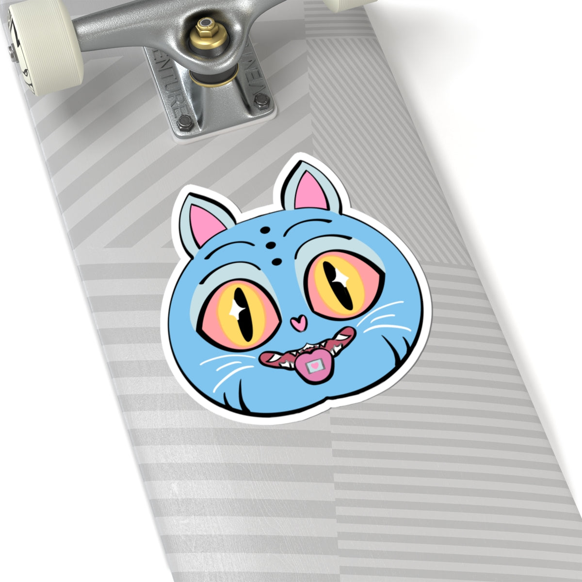 Derpy Tiger - Kiss-Cut Stickers (POD)