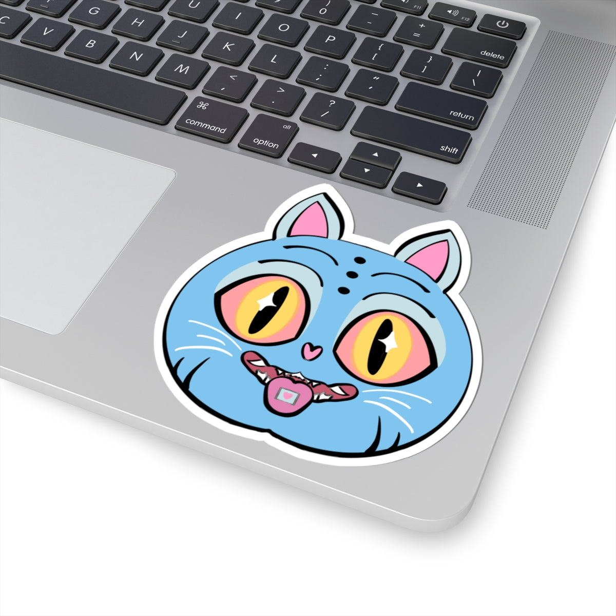 Derpy Tiger - Kiss-Cut Stickers (POD)